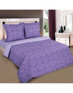Комплект постельного белья Византия семейный фиолетовый Артпостель