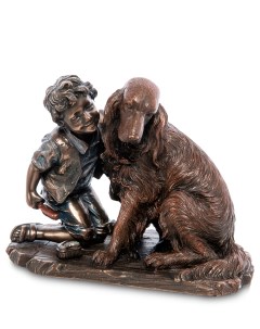Статуэтка Мальчик с собакой Veronese