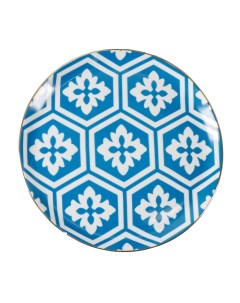 Тарелка обеденная Morocco d 24 см цвет голубой Porland