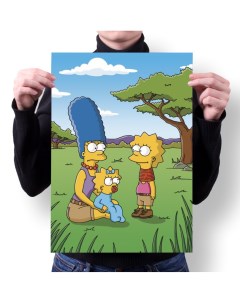 Плакат А2 Принт Simpsons Симпсоны 4 Migom