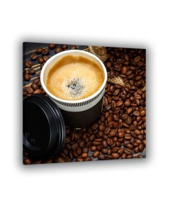 Картина 52х52 Кофе с зернами КК 0001 1 Добродаров