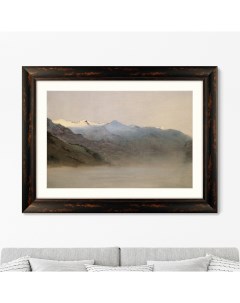 Репродукция картины в раме Долина Гаштайн в тумане 1877г Размер картины 60 5х80 5см Картины в квартиру