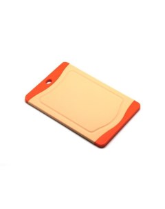 Разделочная доска Flutto 20x14 бледно оранжевый Microban
