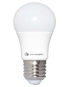 Лампа светодиодная E27 7 5W 4000K груша матовая LC P45 7 5 E27 840 L207 Наносвет