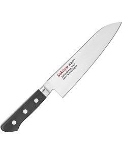 Нож кухонный Сантоку односторонняя заточк L 30 18 см 4072484 Sekiryu