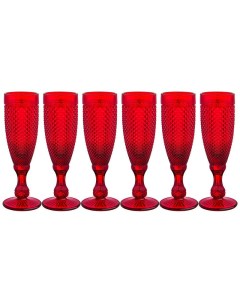 Набор бокалов для шампанского 6шт стекло Muza color 150мл 781 155 Lefard