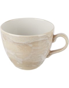 Чашка чайная Революшн Сэндстоун 350мл 105х105мм фарфор песочный бежевый Steelite