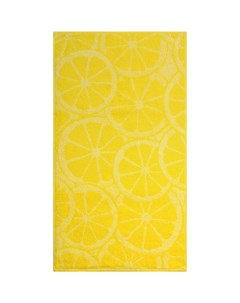 Полотенце махровое Lemon color 100х150 см цвет жёлтый Cleanelly