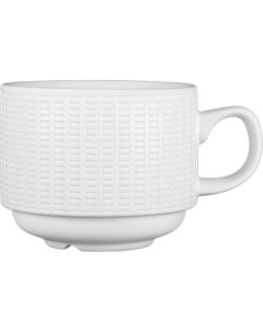 Чашка чайная Виллоу 213мл 78х78х65мм фарфор белый Steelite