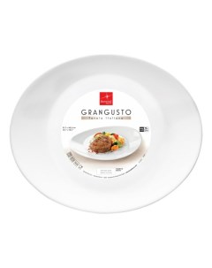Тарелка для стейка Rocco Grangusto 32 х 26 см белая Bormioli