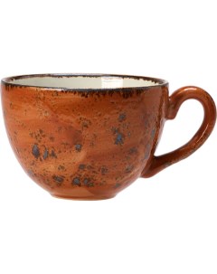 Чашка чайная Крафт 0 225 л 9 см красный фарфор 11330189 Steelite