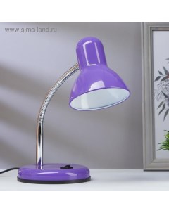 Лампа настольная светодиодная 8Вт LED 750Лм 14xSMD2835 шнур 1 5м фиолетовый Уютель