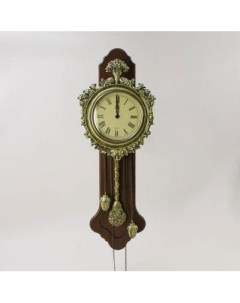 Часы классические настенные с маятником и гирями Букет KSVA HL C 2012 A Helios line
