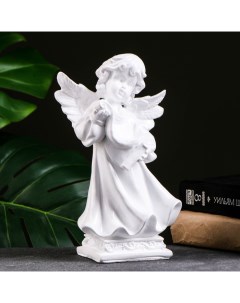 Фигура Ангел девочка с берестой 23х14см Хорошие сувениры
