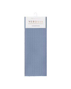 Полотенце 40 х 70 см вафельное голубое Verossa