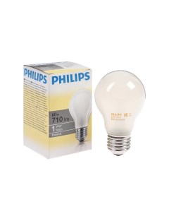 Лампа накаливания Stan A55 FR 1CT 12X10 E27 60 Вт 230 В Philips
