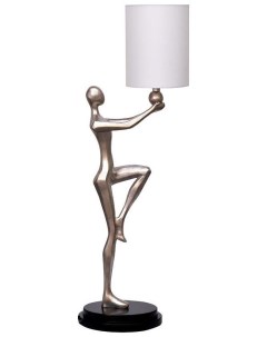 Лампа высокая Весталка плафон бежевый Размер 25 105 36 см Garda decor