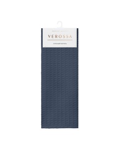 Полотенце 40 х 70 см вафельное синее Verossa