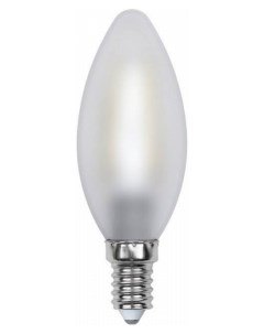 Лампа светодиодная UL 00000305 E14 6W 3000K свеча матовая LED C35 6W WW E14 FR PLS02WH Uniel