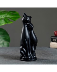 Фигура Пара кошек черная 10х27х10см Хорошие сувениры