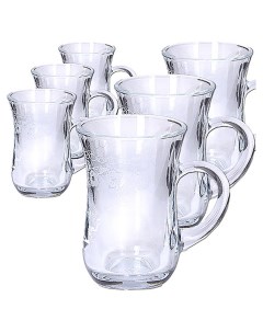 Набор стаканов для чая 140мл стекло 6 шт MS55411 07 Nobrand