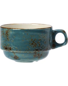 Чашка чайная Крафт Блю 225мл 80х80х60мм фарфор синий Steelite