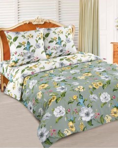 Комплект постельного белья Жаклин 2 спальный зеленый Артпостель