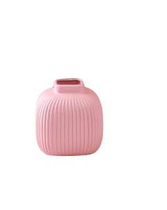 Ваза керамическая Милан настольная розовая 18 см Керамика ручной работы