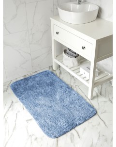 Коврик для ванной Soft 60x100см голубой M111303 Denastia