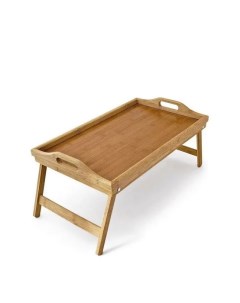Раскладной деревянный столик поднос на ножках для завтрака в постель Nobrand