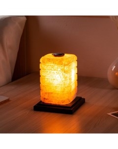 Соляная лампа Зебра арома цельный кристалл 16 см 2 3 кг Ваше здоровье
