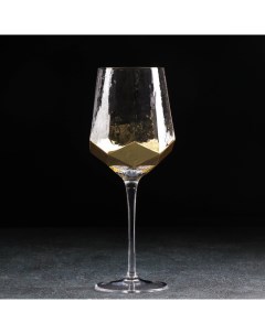 Бокал для вина Дарио 500 мл 7 3x25 см цвет золотой Magistro