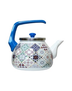 Чайник эмалированный с крышкой 3 0л Марокко Стальэмаль