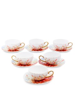 Чайный набор на 6 персон Фиор Элеганта Pavone