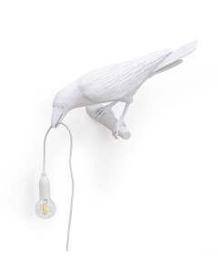 Светильник настенный Bird Lamp Looking Left белый Seletti