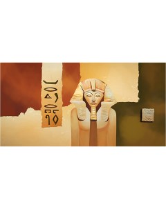 Картина на холсте с подрамником ХитАрт Рамзес Второй 40x20 см Модулка