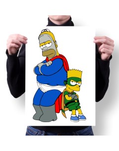 Плакат А1 Принт Simpsons Симпсоны 5 Migom