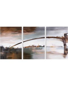 Картина модульная на холсте Мост меланхолии 170x81 см Модулка