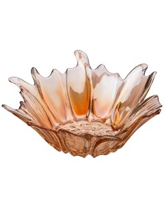 Блюдо Глубокое ваза для Фруктов Luster Beauty Amber 28см Akcam