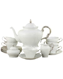 Чайный сервиз на 6 персон 15 предметов Эла Отводка платина 158512 Leander