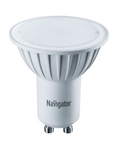 Лампа светодиодная 94 227 7 Вт цоколь GU10 дневной свет 4000К Navigator