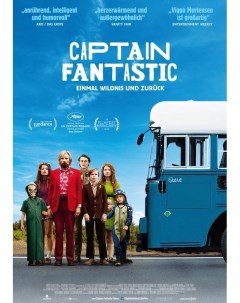 Постер к фильму Капитан Фантастик Captain Fantastic 50x70 см Nobrand