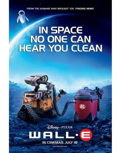Постер к мультфильму ВАЛЛ И WALL E A2 Nobrand