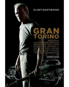 Постер к фильму Гран Торино Gran Torino 50x70 см Nobrand