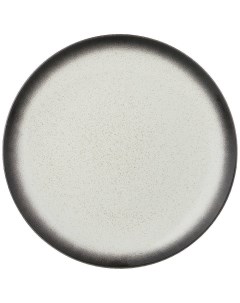 Набор из 4 штук Тарелка обеденная Granit Midnight 25 5см фарфор серый 62 110_ Bronco