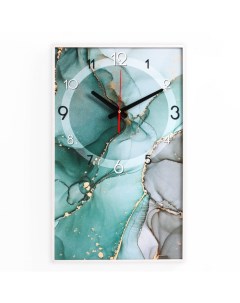 Часы настенные серия Интерьер Мрамор плавный ход 57 х 35 см Timebox