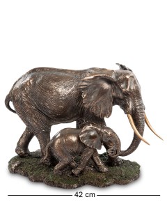 Статуэтка Слон с детенышем Veronese