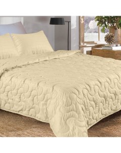 Одеяло 1 5 спальное 150х200 Alpaca с шерстью Альпака цвет нежно персиковый Just sleep