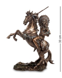 Статуэтка Индеец на коне Veronese