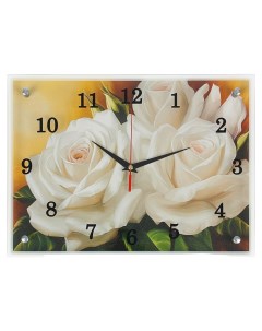 Часы серия Цветы Цветы 30х40 см Сюжет